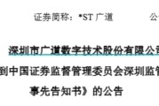 占卜分析顶格重罚！*ST广道实控人被终身市场禁入